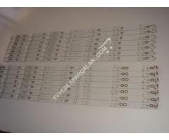 GJ-2K16-550-D714-V4-L , R , TPT550J1-QUBN0.K , 55PUS6401 PANEL EKRAN LEDLERİ