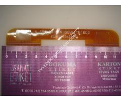 U FPC 68 PİN 80MM YP1606 , LJ41-13430A , PANEL PCBLER ARASI FLEX KABLO