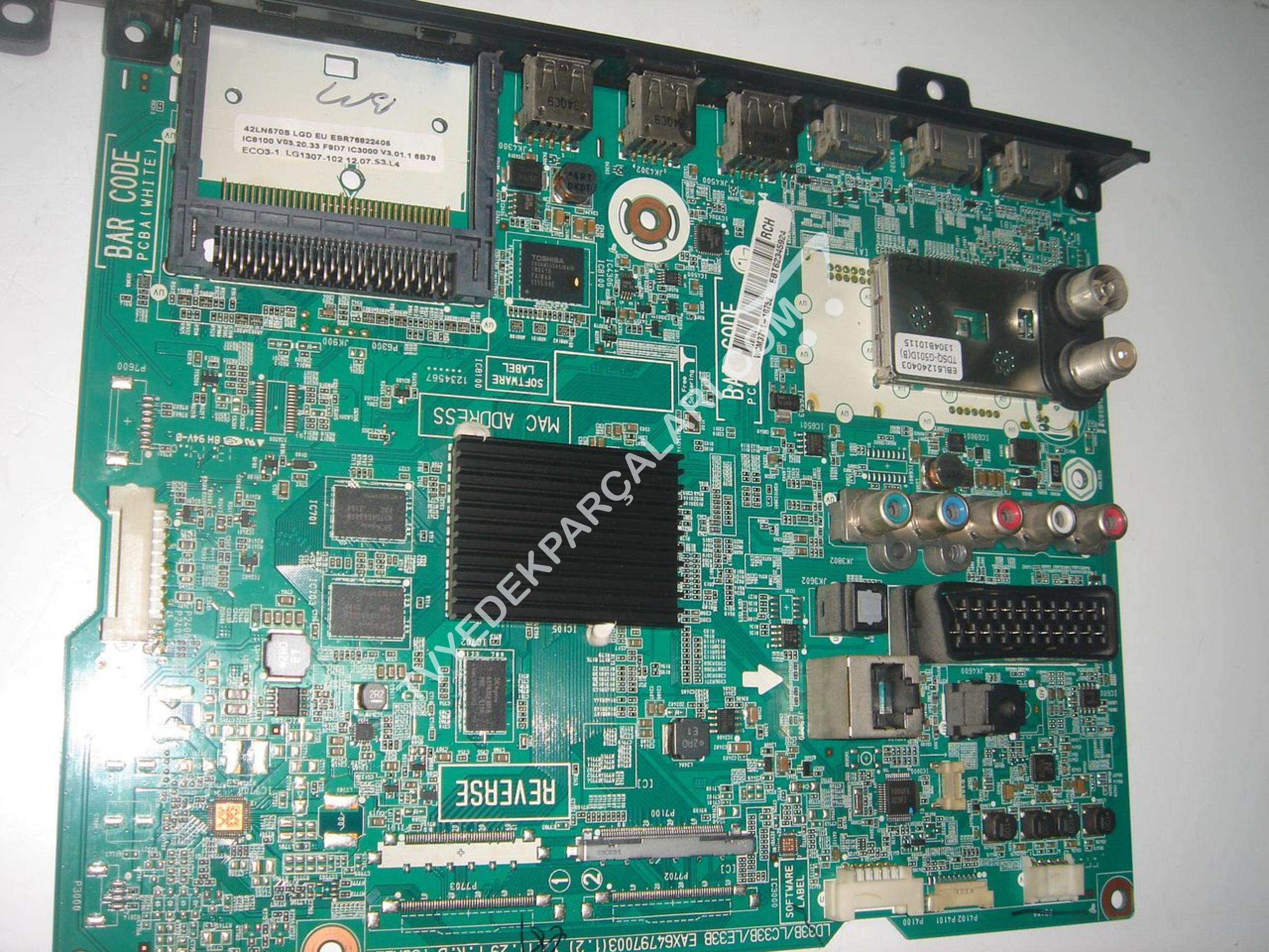 Carte Mère TV LG EAX64797003 – Compatible 32LN575S, 42LN575S, Etc., Occasion