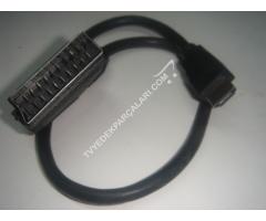SCART TO HDMI CABLE , skart hdmı çevirici kablo , 30cm
