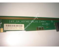 14Y GA 40FMB7S4LV0.2 , REV0.0 , LSC400HM09-A02 , B40-LW5533 PANEL PCB BOARD