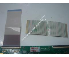 42PFL7606H panel T CON ARASI LVDS FLEX KABLO , AWM 20861
