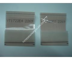 YT1721E2 2269 , YT1722E4 2269 , SAMSUNG UE40D5003BW PANEL T CON ARASI LVDS FLEX KABLO
