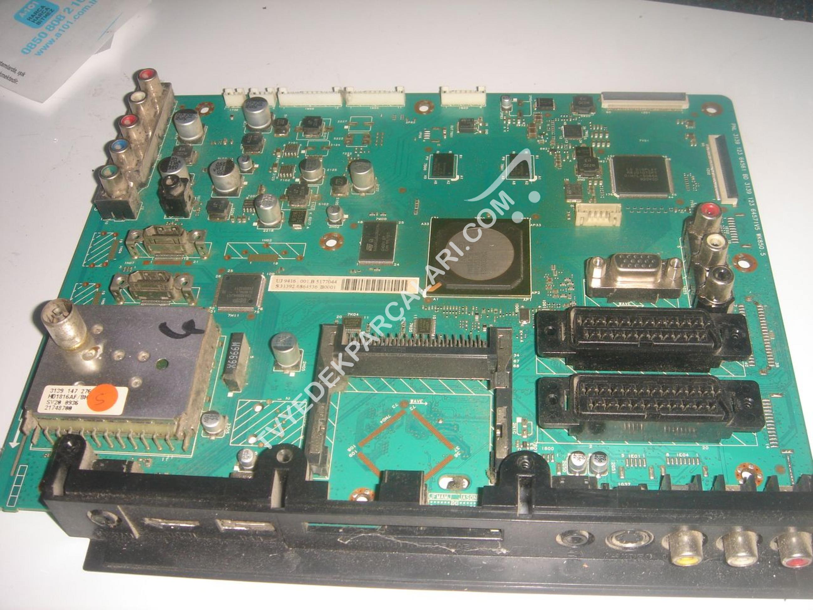 3139 123 64561 , 3139 123 64571V5  , PHILIPS 42PFL5604H Main Board , ANAKART