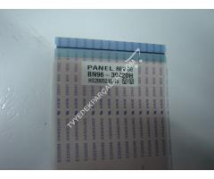 BN96-39820H , REV.00 , UE65TU7000 , UE58AU7000U Panel ANAKART ARASI LVDS FLEX KABLO