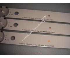 17Y 43inch , LC4349 0058A , LG43D07-ZC31AG-02 , HC430DUN-SLTL1-9111 , 43LK5900PLA PANEL LEDLERİ , LE