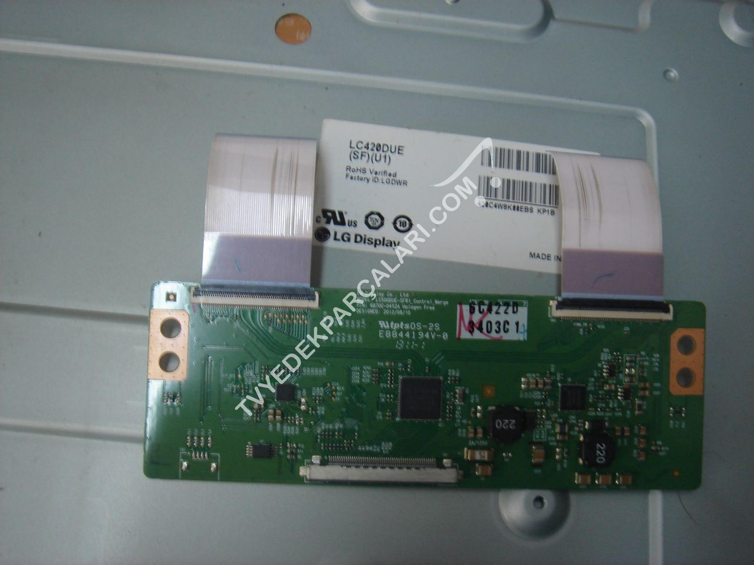 LC500DUE-SFR1 Control Merge , 6870C-0452A , GB422V , 3177B3 , 42PFL4208K/12 T-con Board Tv Parcasi - LED LCD TV YEDEK PARÇALARI da LC500DUE-SFR1 Control Merge , 6870C-0452A , GB422V , 3177B3 , 42PFL4208K/12 T-con Board Tv Parcasi - LED LCD TV YEDEK PARÇALARI da